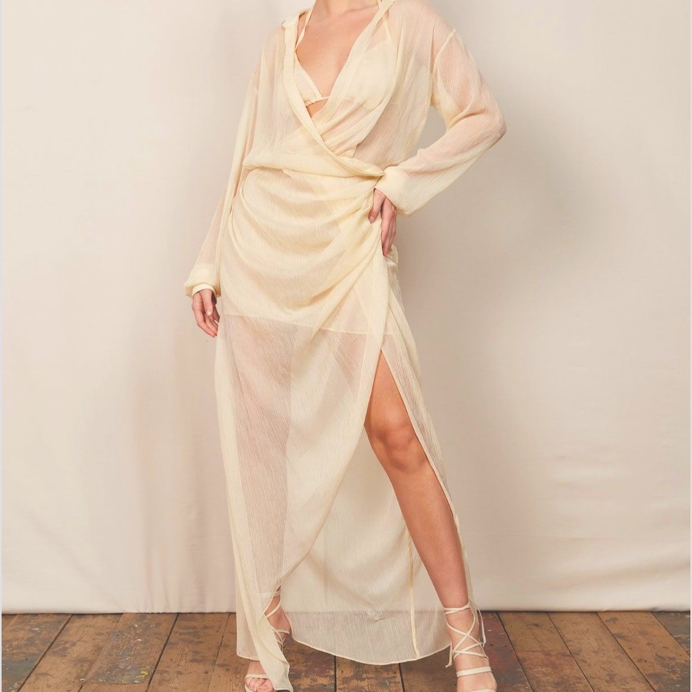 MIMII LONDON DRAPED DRESS W/ BRA TOP